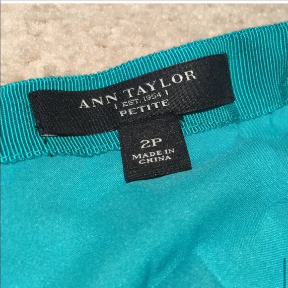Ann Taylor | Turquoise Lace Skirt - Picture 4 of 4